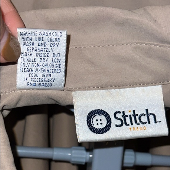 Vintage Windbreaker Los Angeles Lakers Beige Jacket - Picture 7 of 11